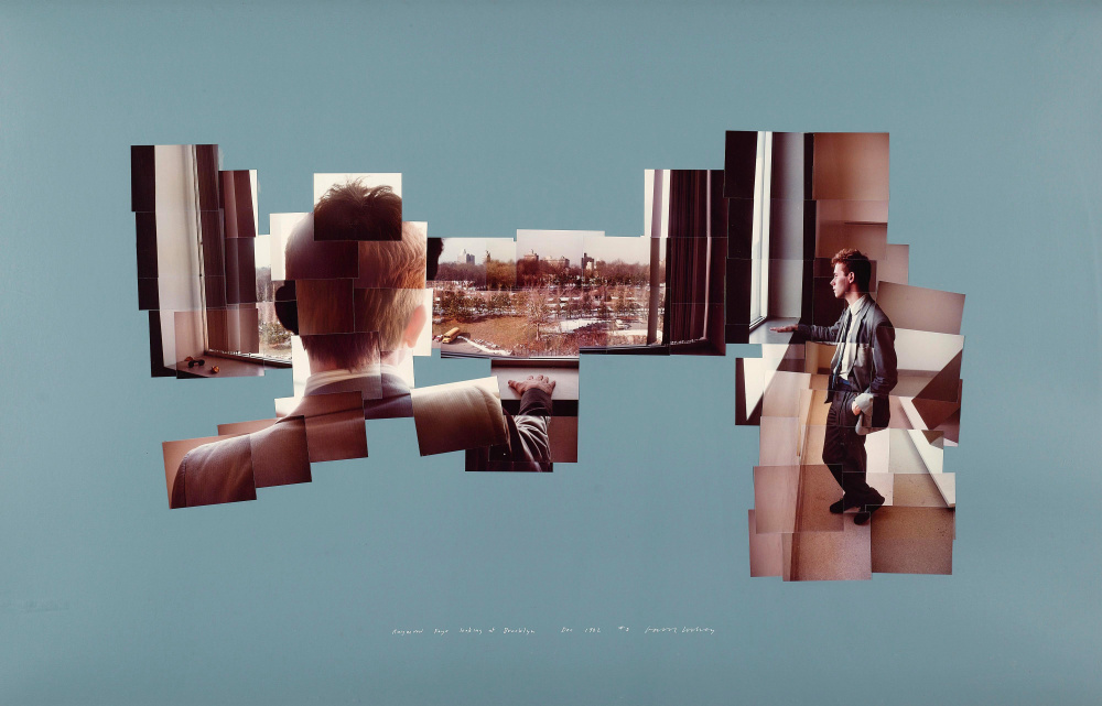 大卫霍克尼1982Raymond Foye Looking At Brooklyn
